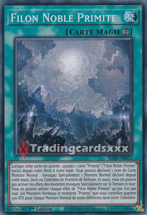 Yu-Gi-Oh! Filon Noble Primite : SR RA05-FR072