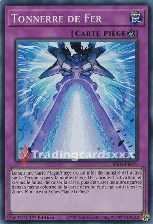 Yu-Gi-Oh! Tonnerre de Fer : SR RA05-FR079