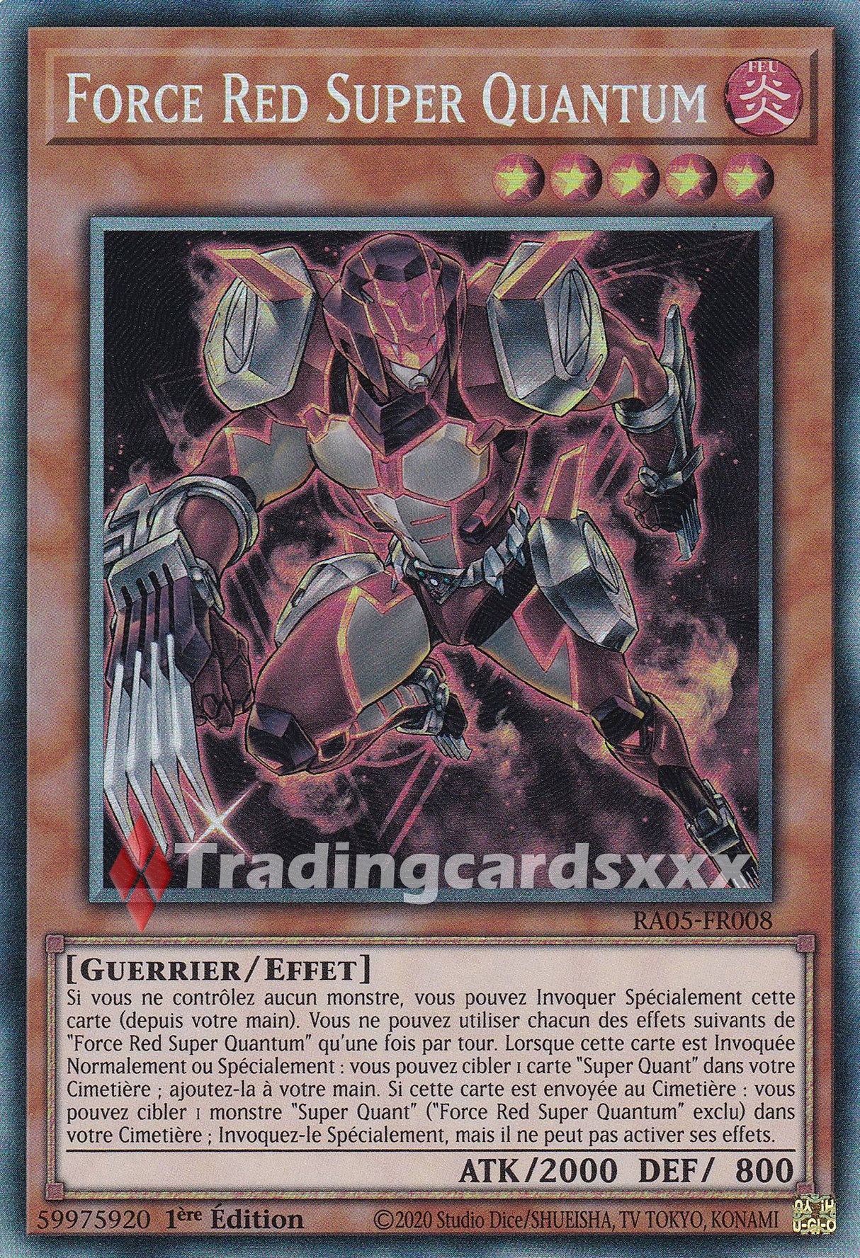 Yu-Gi-Oh! Force Red Super Quantum : CR RA05-FR008