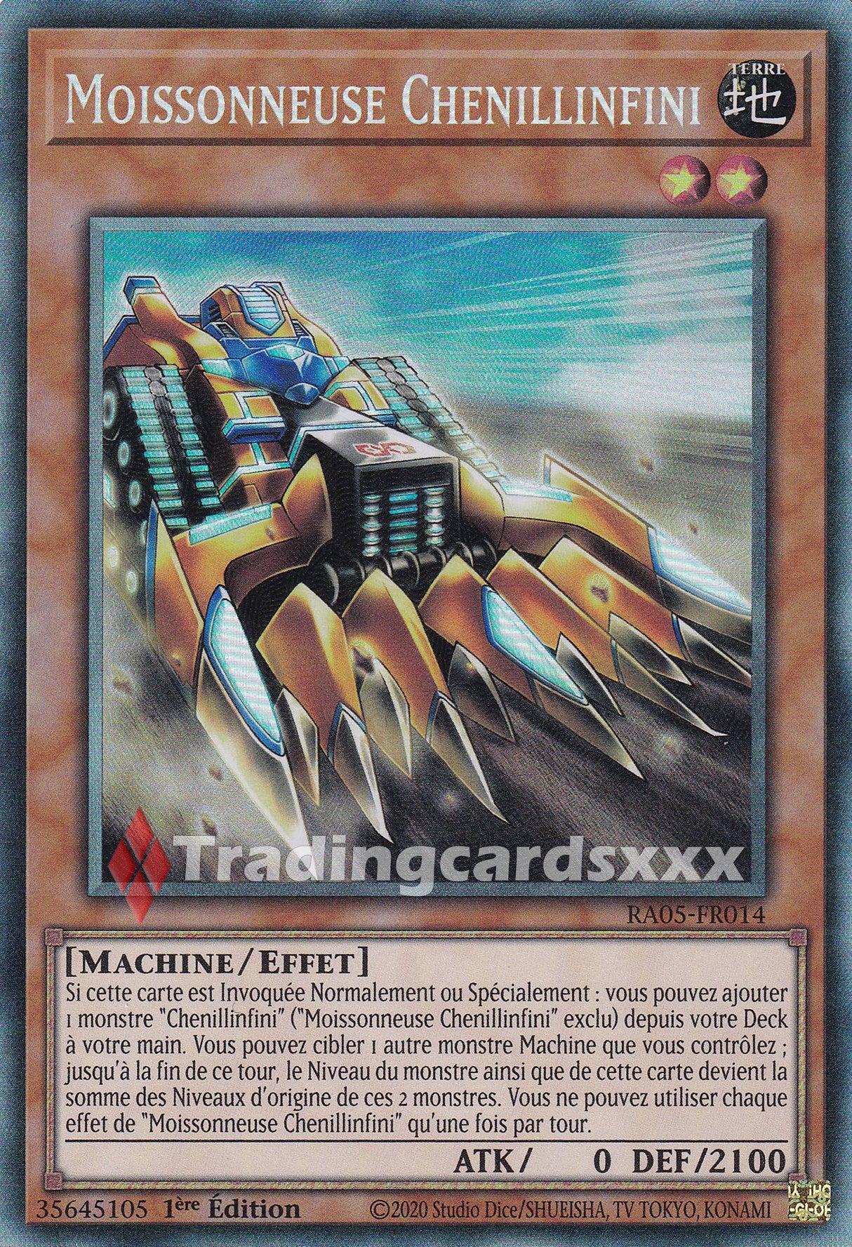 Yu-Gi-Oh! Moissonneuse Chenillinfini : CR RA05-FR014