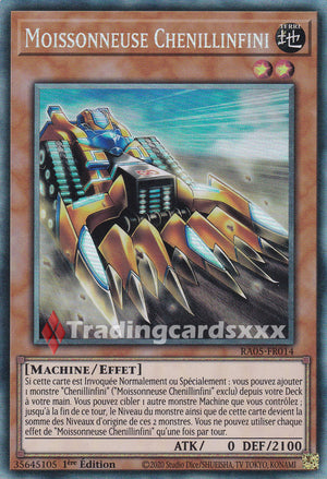 Yu-Gi-Oh! Moissonneuse Chenillinfini : CR RA05-FR014