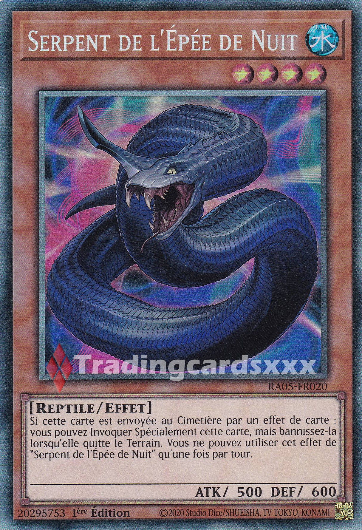 Yu-Gi-Oh! Serpent de l'Épée de Nuit : CR RA05-FR020