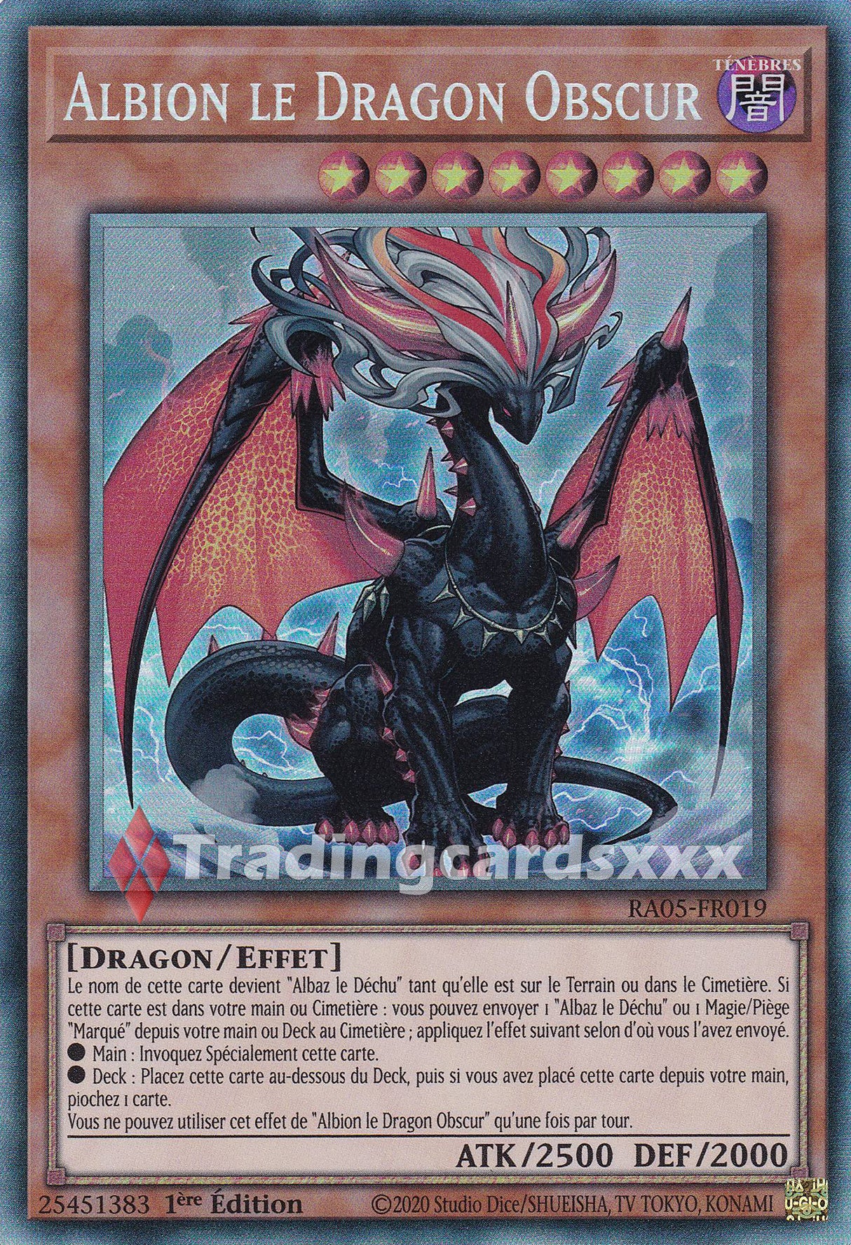 Yu-Gi-Oh! Albion le Dragon Obscur : CR RA05-FR019