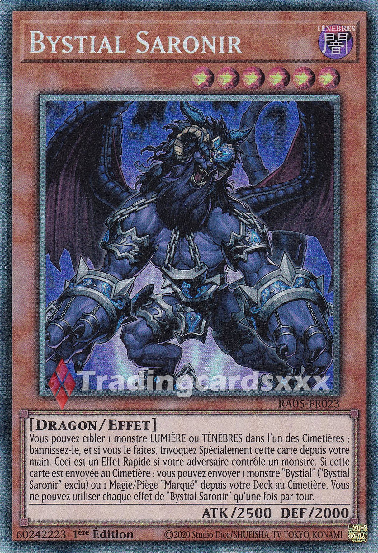 Yu-Gi-Oh! Bystial Saronir : CR RA05-FR023