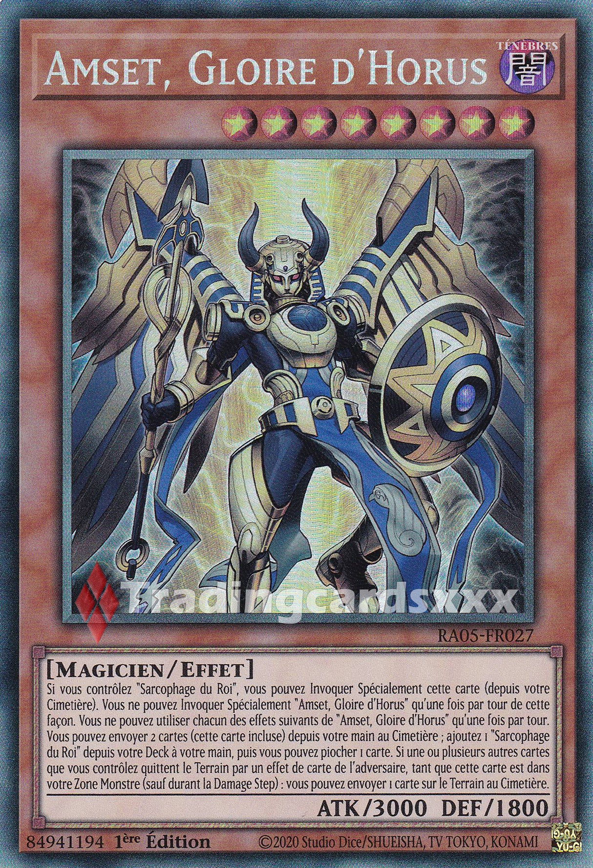 Yu-Gi-Oh! Amset, Gloire d'Horus : CR RA05-FR027