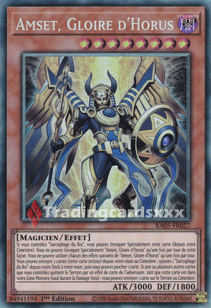 Yu-Gi-Oh! Amset, Gloire d'Horus : CR RA05-FR027