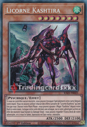 Yu-Gi-Oh! Licorne Kashtira : CR RA05-FR025