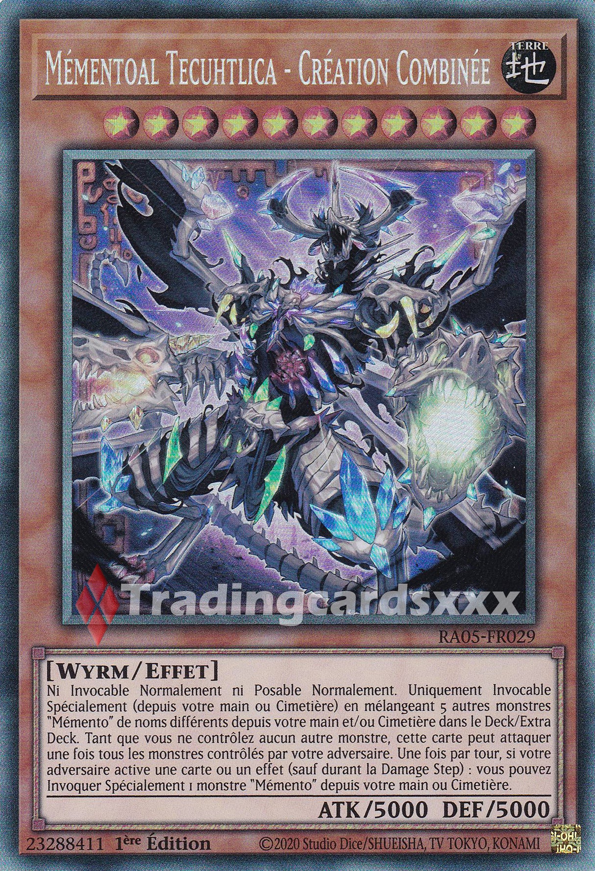 Yu-Gi-Oh! Mémentoal Tecuhtlica - Création Combinée : CR RA05-FR029