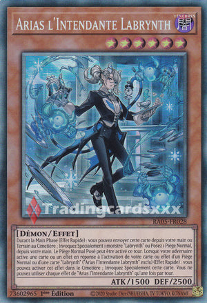 Yu-Gi-Oh! Arias l'Intendante Labrynth : CR RA05-FR028