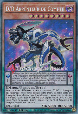 Yu-Gi-Oh! D/D Arpenteur de Compte : CR RA05-FR034