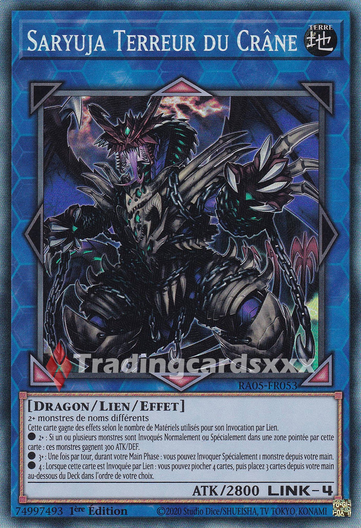 Yu-Gi-Oh! Saryuja Terreur du Crâne : CR RA05-FR053