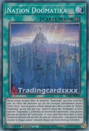 Yu-Gi-Oh! Nation Dogmatika : CR RA05-FR066