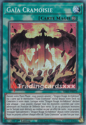 Yu-Gi-Oh! Gaïa Cramoisie : CR RA05-FR070