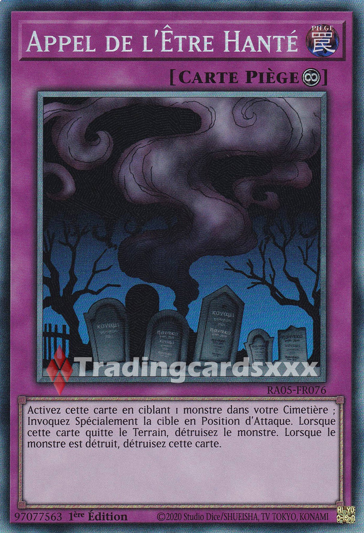 Yu-Gi-Oh! Appel de l'Être Hanté : CR RA05-FR076