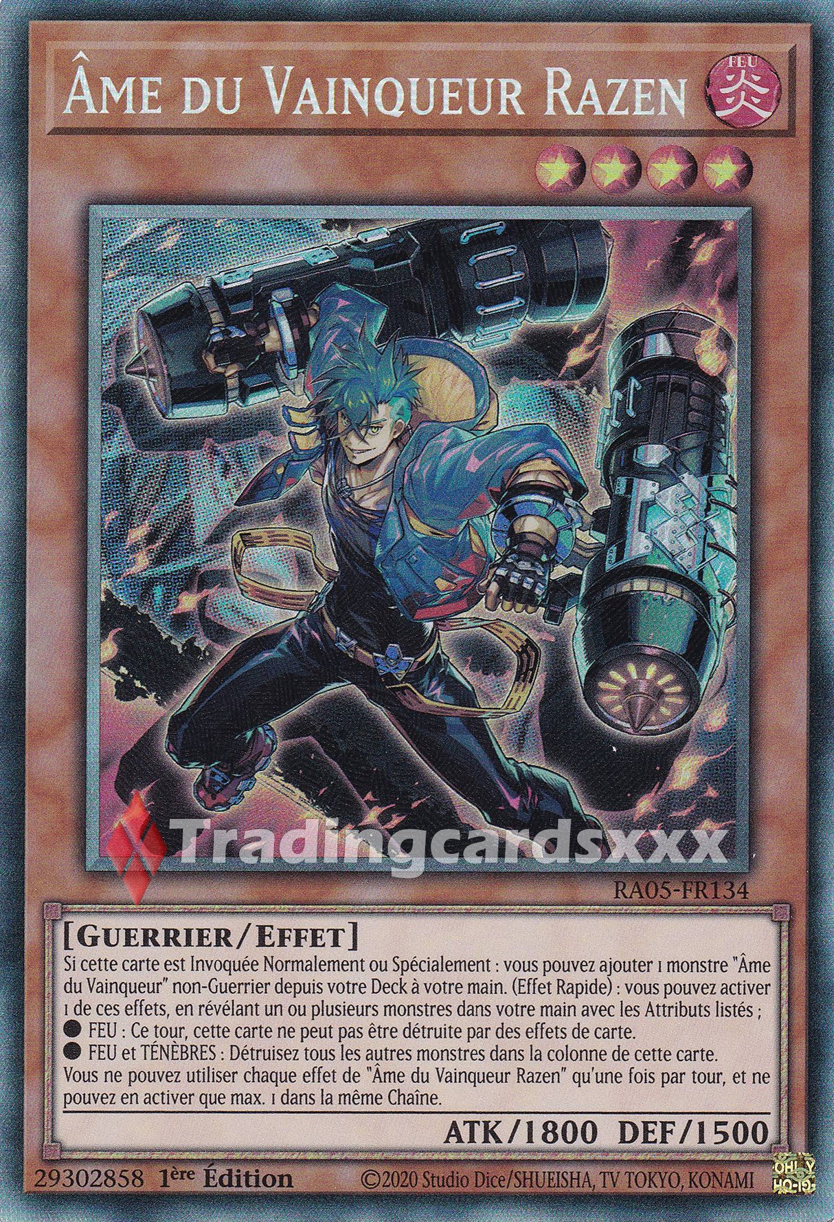 Yu-Gi-Oh! Âme du Vainqueur Razen : CR RA05-FR134