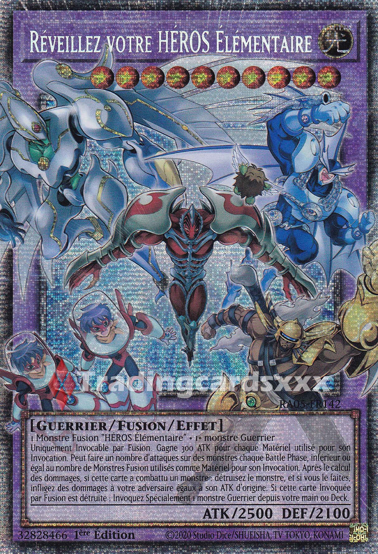 Yu-Gi-Oh! Réveillez votre HÉROS Élémentaire : OF STAR RA05-FR142