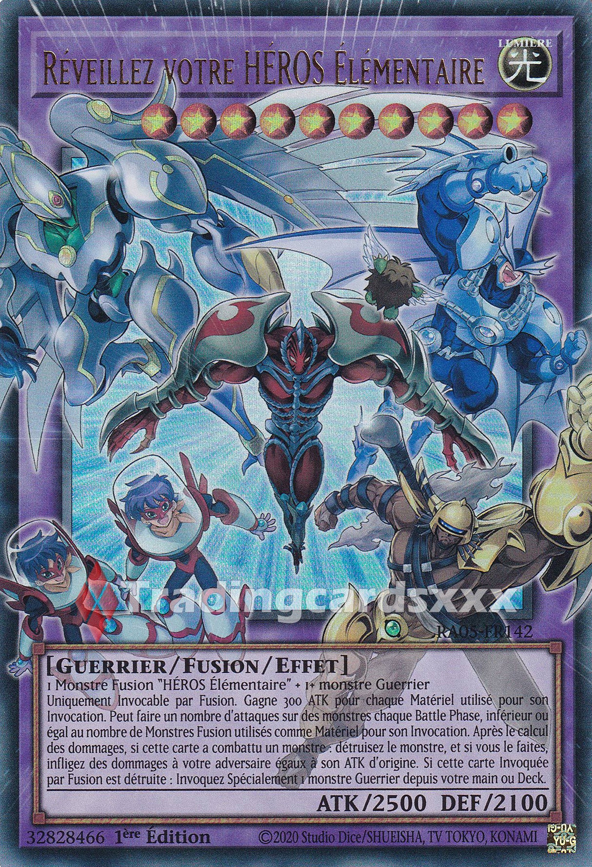 Yu-Gi-Oh! Réveillez votre HÉROS Élémentaire : OF UR RA05-FR142