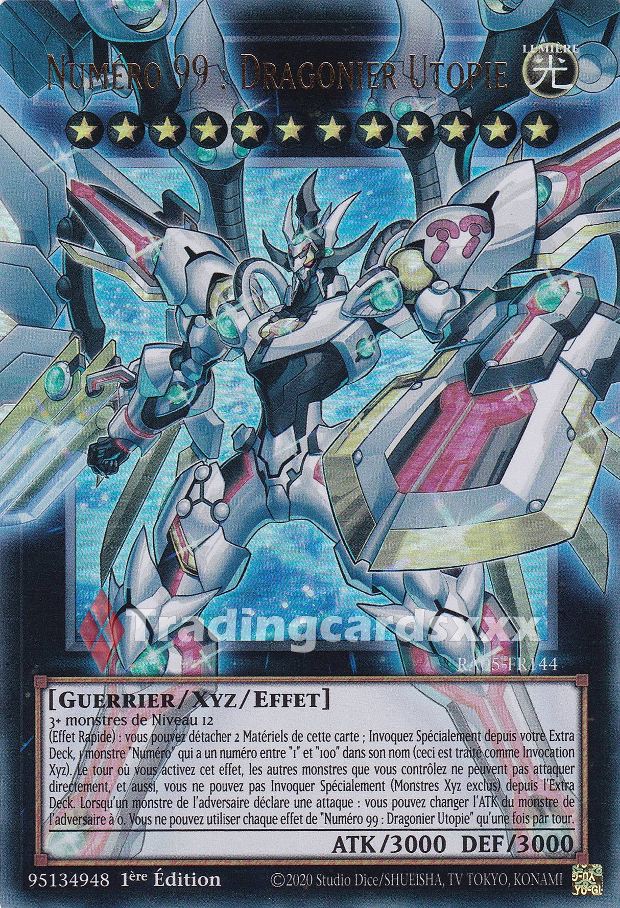 Yu-Gi-Oh! Numéro 99 : Dragonier Utopie : OF UR RA05-FR144