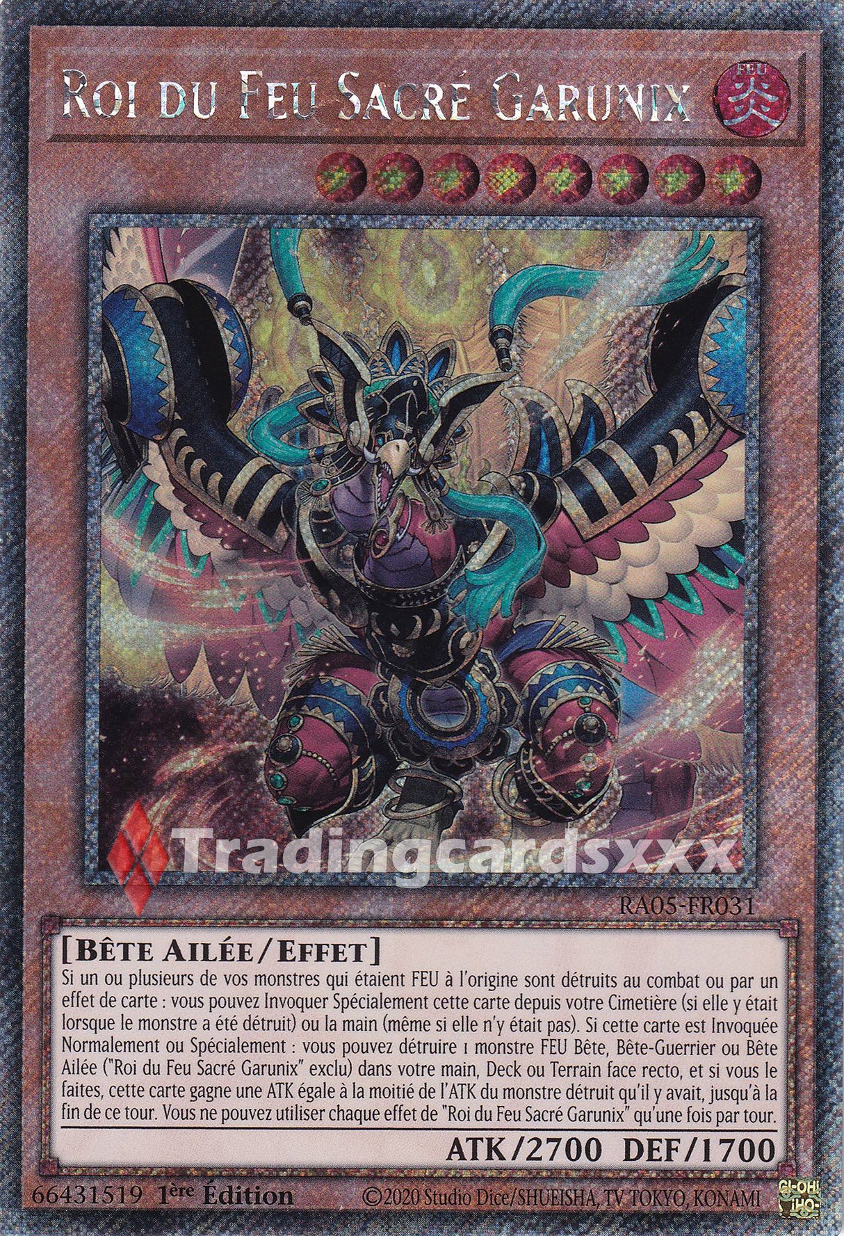 Yu-Gi-Oh! Roi du Feu Sacré Garunix : PS RA05-FR031