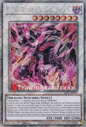 Yu-Gi-Oh! Dragon Rouge Archdémon Meurtri : PS RA05-FR044