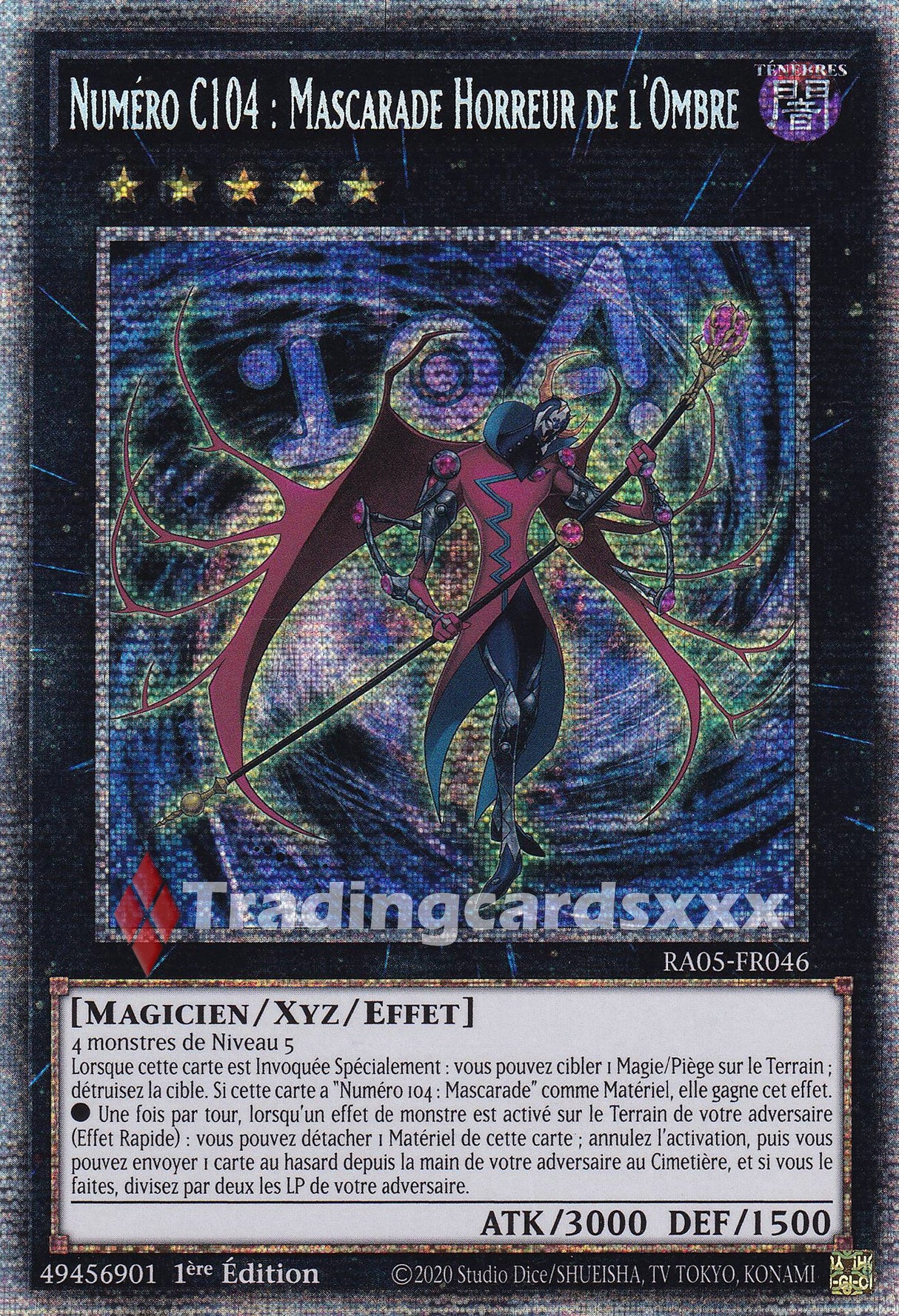 Yu-Gi-Oh! Numéro C104 : Mascarade Horreur de l'Ombre : PS RA05-FR046