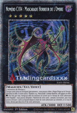 Yu-Gi-Oh! Numéro C104 : Mascarade Horreur de l'Ombre : PS RA05-FR046