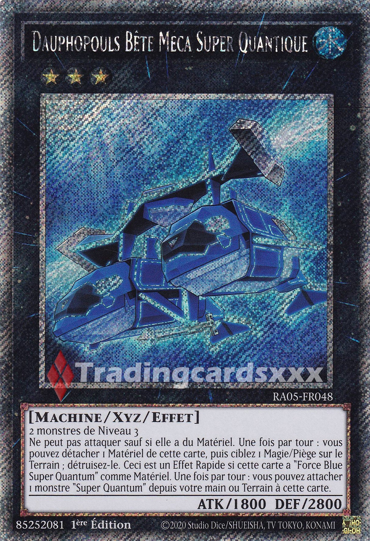 Yu-Gi-Oh! Dauphopouls Bête Méca Super Quantique : PS RA05-FR048