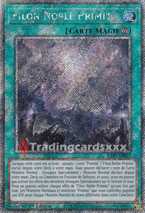 Yu-Gi-Oh! Filon Noble Primite : PS RA05-FR072