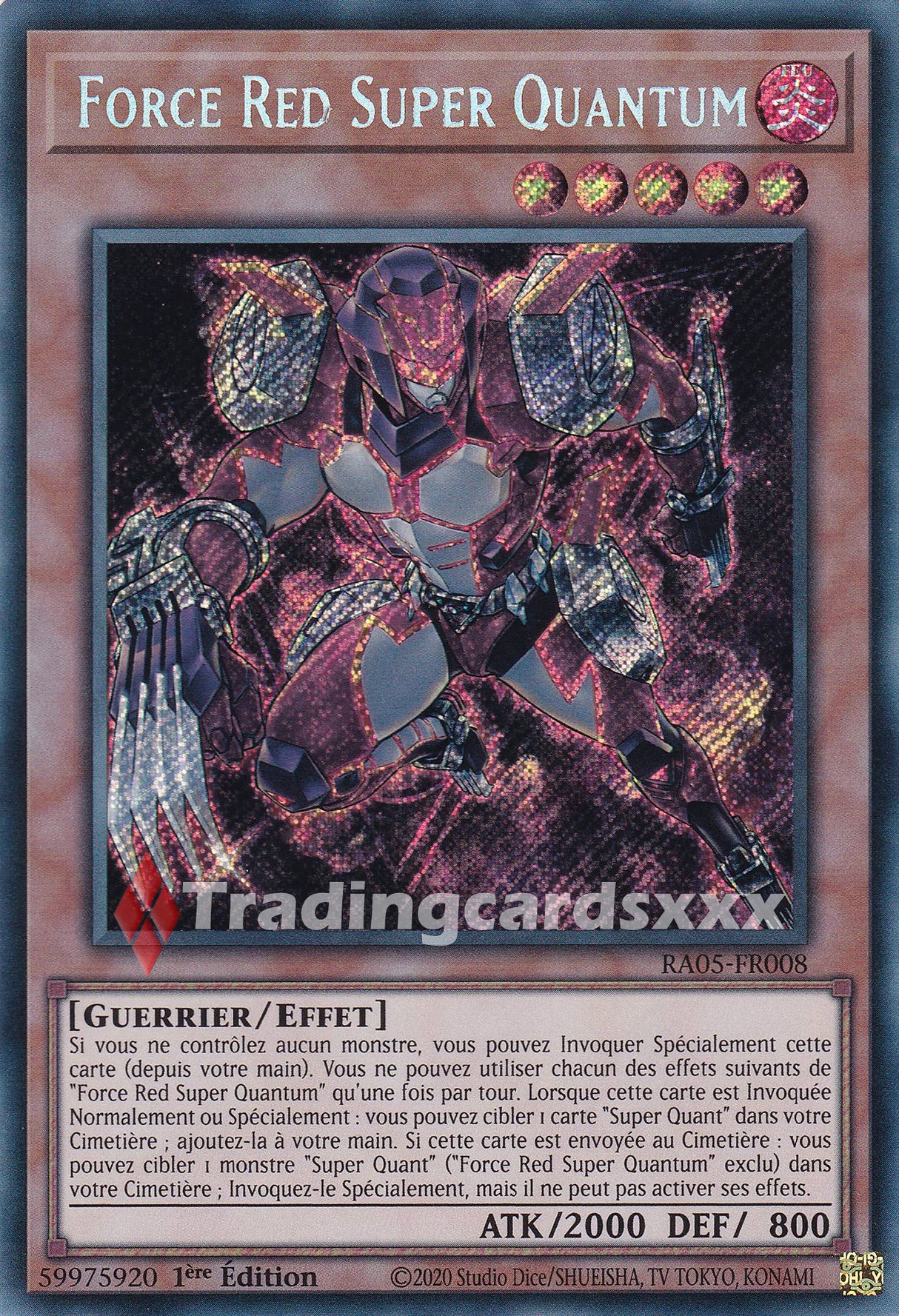 Yu-Gi-Oh! Force Red Super Quantum : SE RA05-FR008
