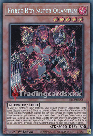 Yu-Gi-Oh! Force Red Super Quantum : SE RA05-FR008