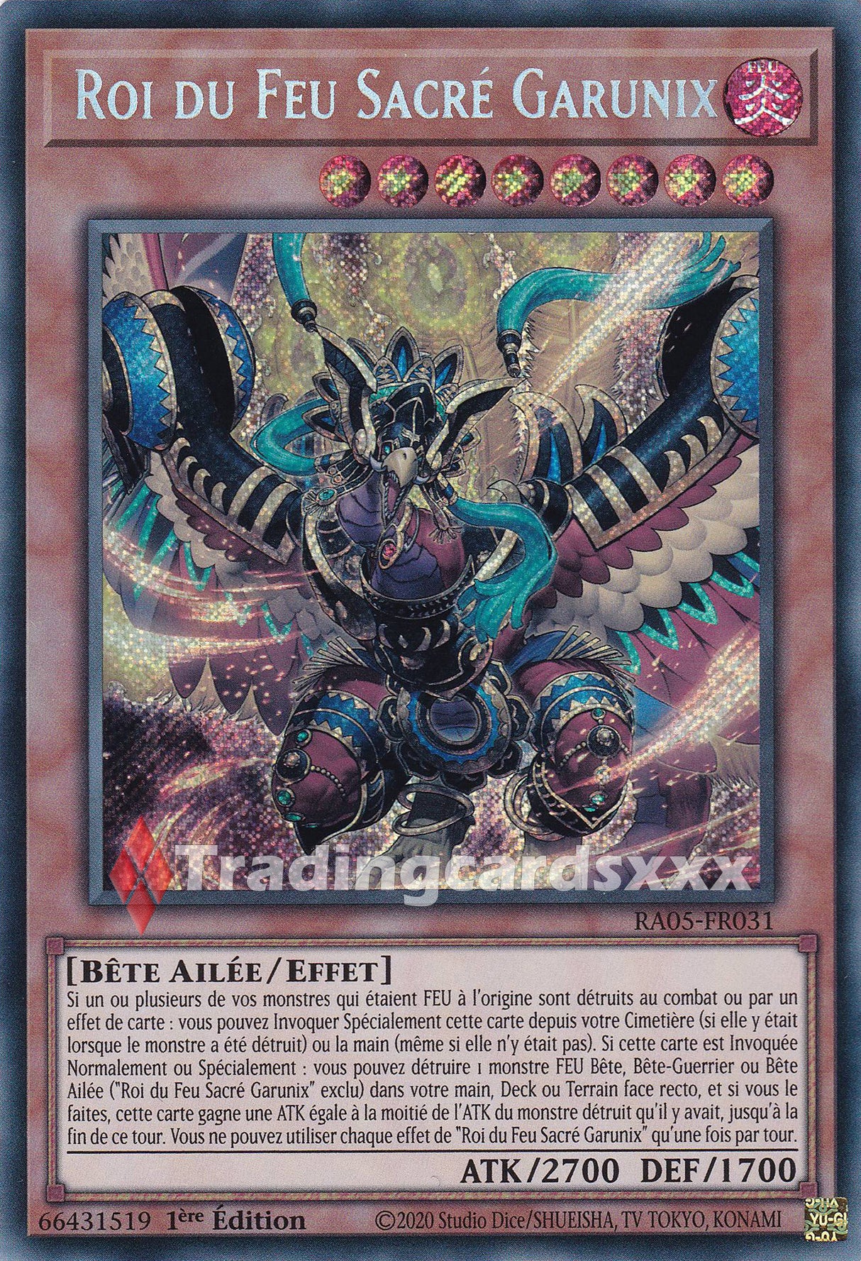 Yu-Gi-Oh! Roi du Feu Sacré Garunix : SE RA05-FR031