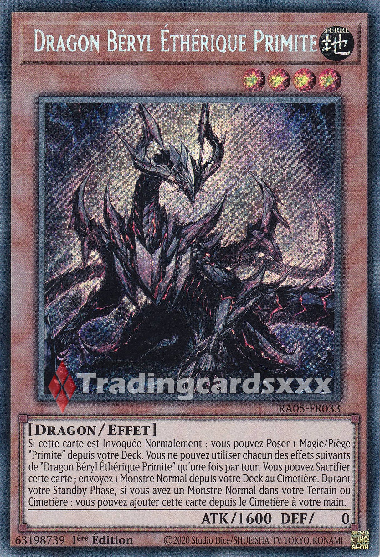 Yu-Gi-Oh! Dragon Béryl Éthérique Primite : SE RA05-FR033