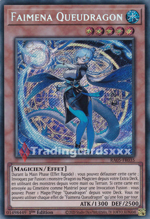 Yu-Gi-Oh! Faimena Queudragon : SE RA05-FR035