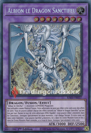 Yu-Gi-Oh! Albion le Dragon Sanctifeu : SE RA05-FR037