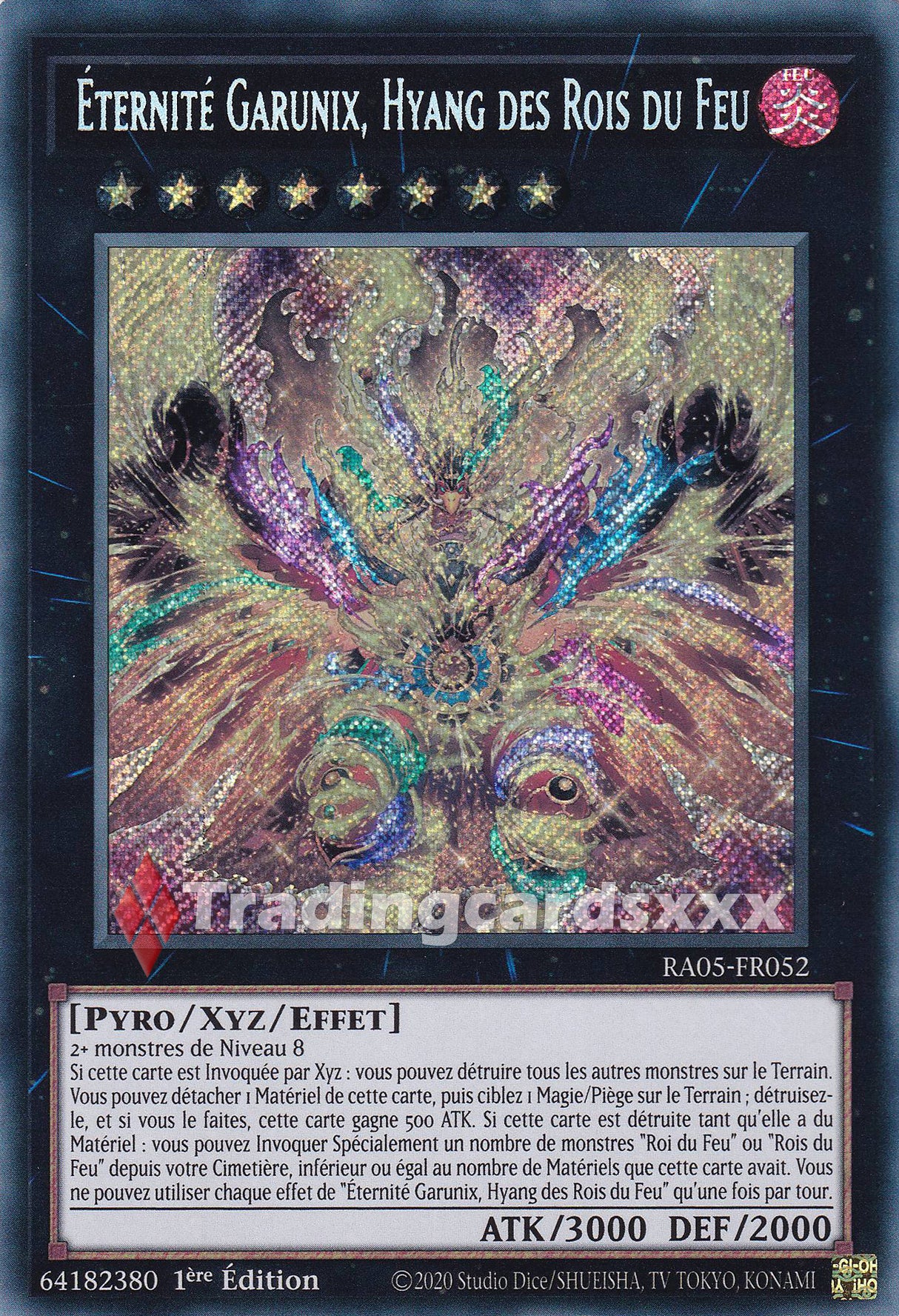 Yu-Gi-Oh! Éternité Garunix, Hyang des Rois du Feu : SE RA05-FR052