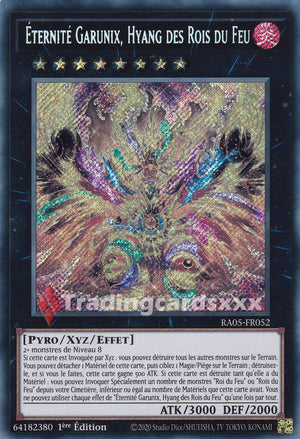 Yu-Gi-Oh! Éternité Garunix, Hyang des Rois du Feu : SE RA05-FR052
