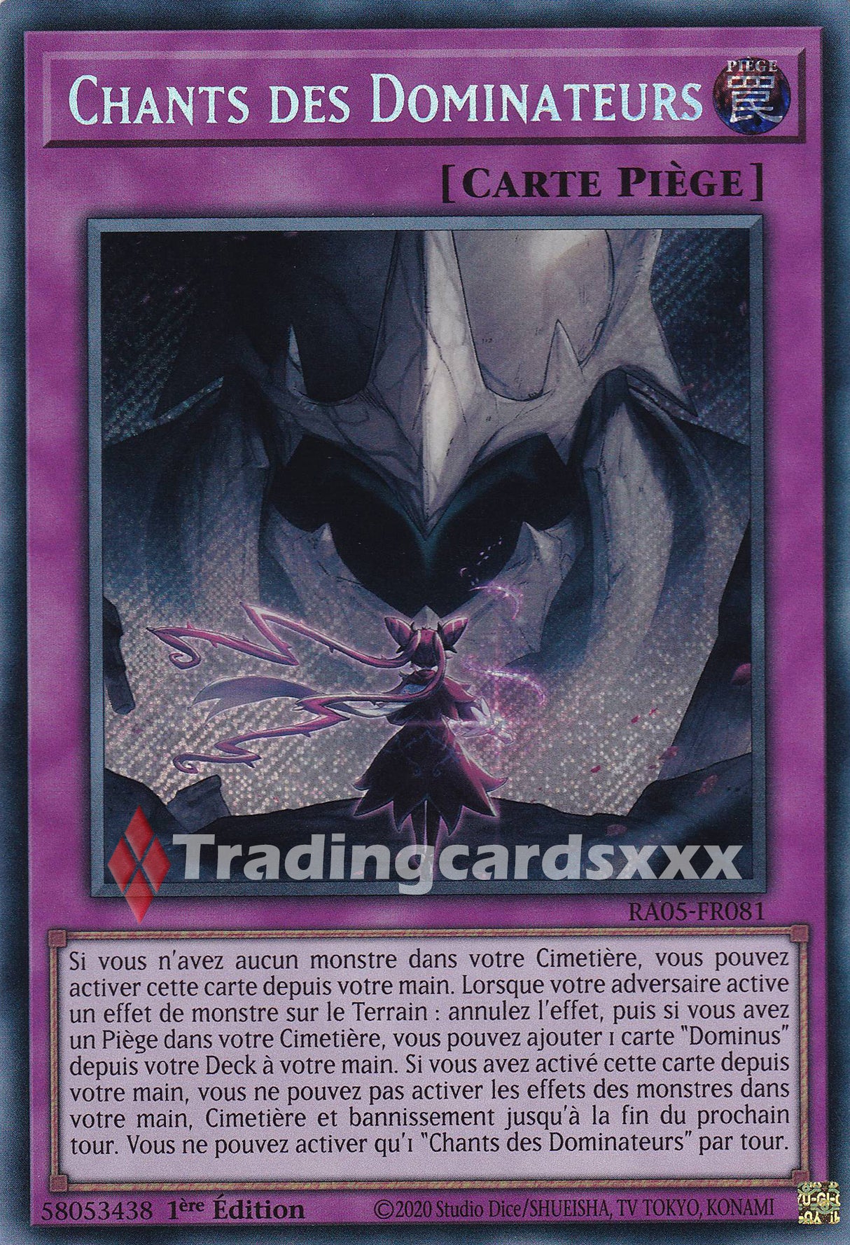 Yu-Gi-Oh! Chants des Dominateurs : SE RA05-FR081