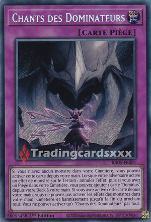 Yu-Gi-Oh! Chants des Dominateurs : SE RA05-FR081