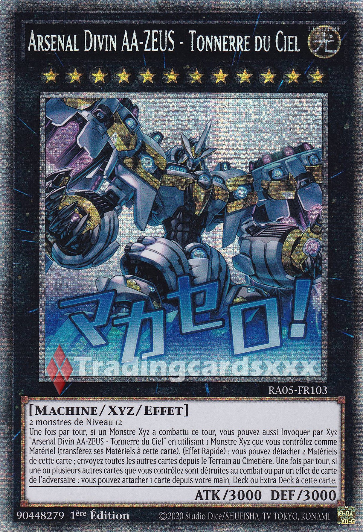 Yu-Gi-Oh! Arsenal Divin AA-ZEUS - Tonnerre du Ciel : ALT STAR RA05-FR103