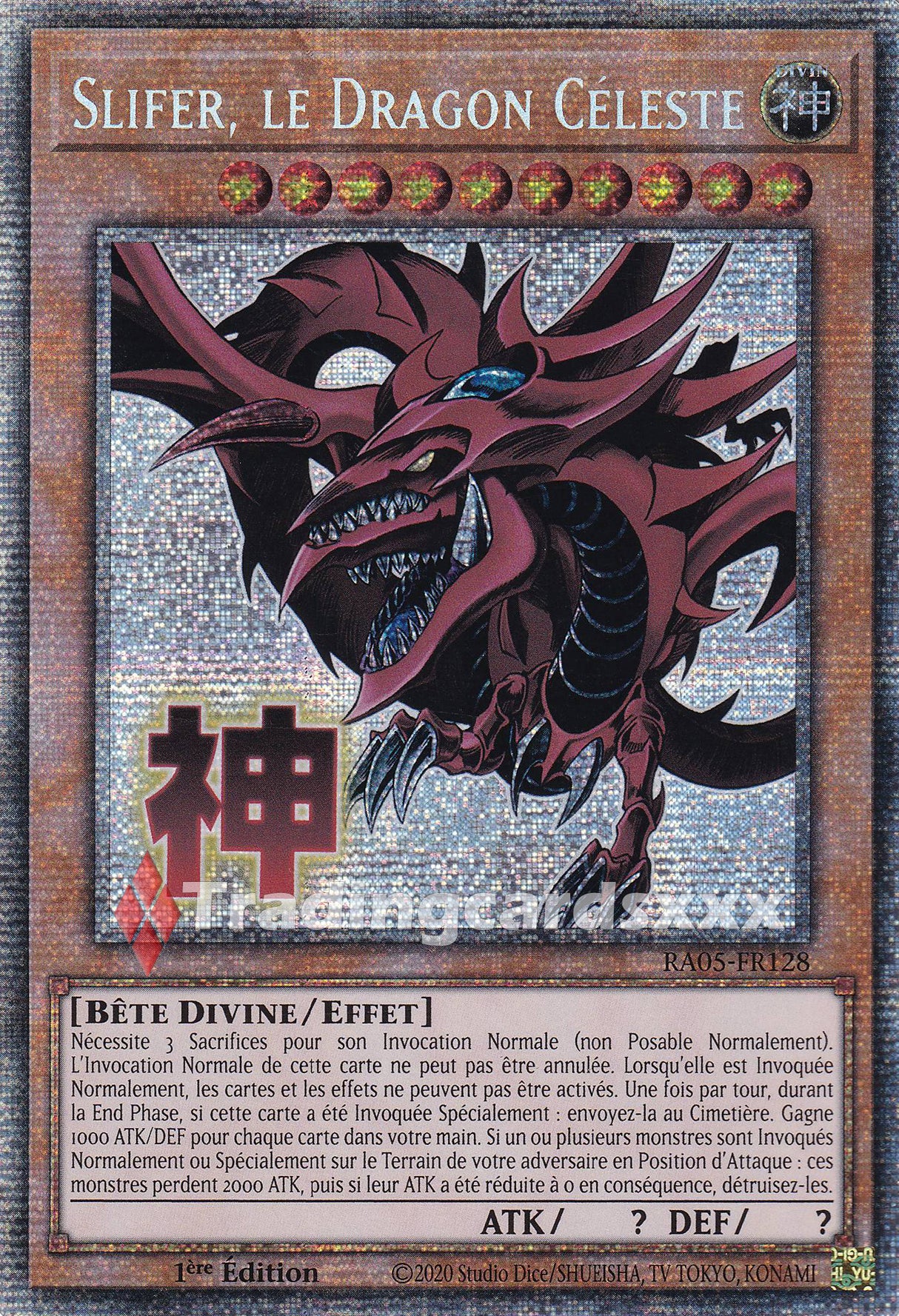 Yu-Gi-Oh! Slifer, le Dragon Céleste : ALT STAR RA05-FR128