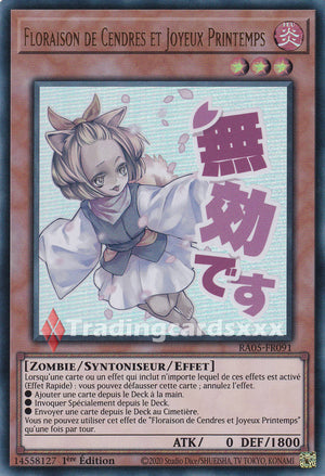 Yu-Gi-Oh! Floraison de Cendres et Joyeux Printemps : ALT UR RA05-FR091