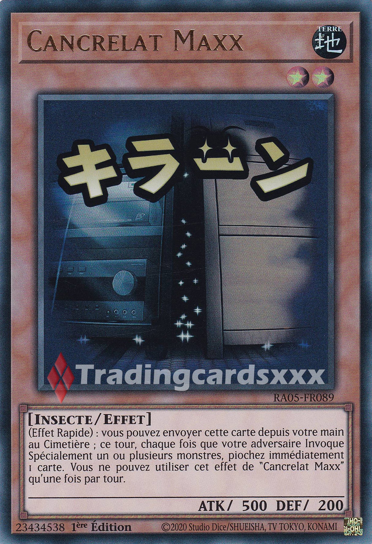 Yu-Gi-Oh! Cancrelat Maxx : ALT UR RA05-FR089