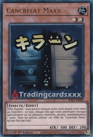 Yu-Gi-Oh! Cancrelat Maxx : ALT UR RA05-FR089