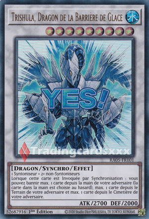 Yu-Gi-Oh! Trishula, Dragon de la Barrière de Glace : ALT UR RA05-FR101