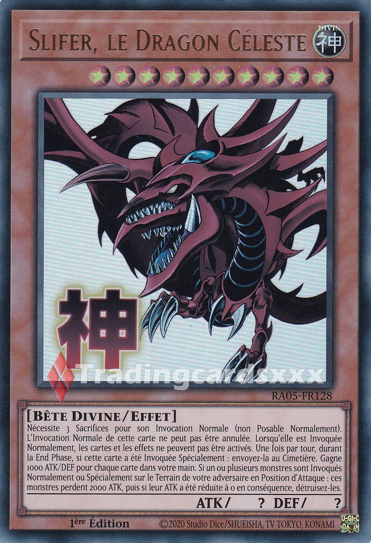 Yu-Gi-Oh! Slifer, le Dragon Céleste : ALT UR RA05-FR128