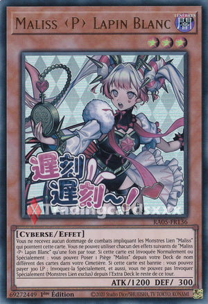 Yu-Gi-Oh! Maliss <P> Lapin Blanc : ALT UR RA05-FR136
