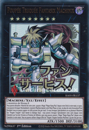 Yu-Gi-Oh! Poupée Truquée Fantasix Machinix : ALT UR RA05-FR137