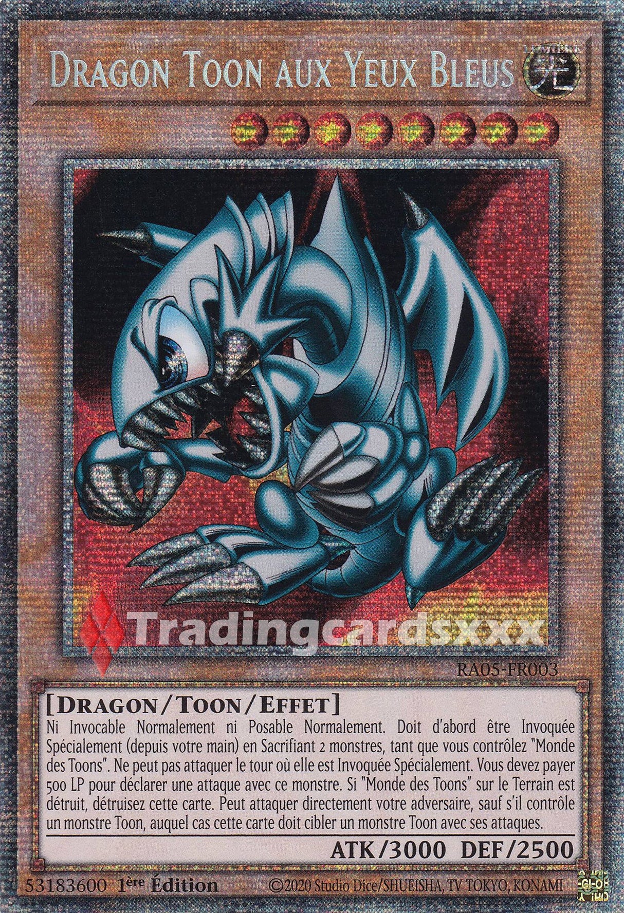 Yu-Gi-Oh! Dragon Toon aux Yeux Bleus : STAR RA05-FR003