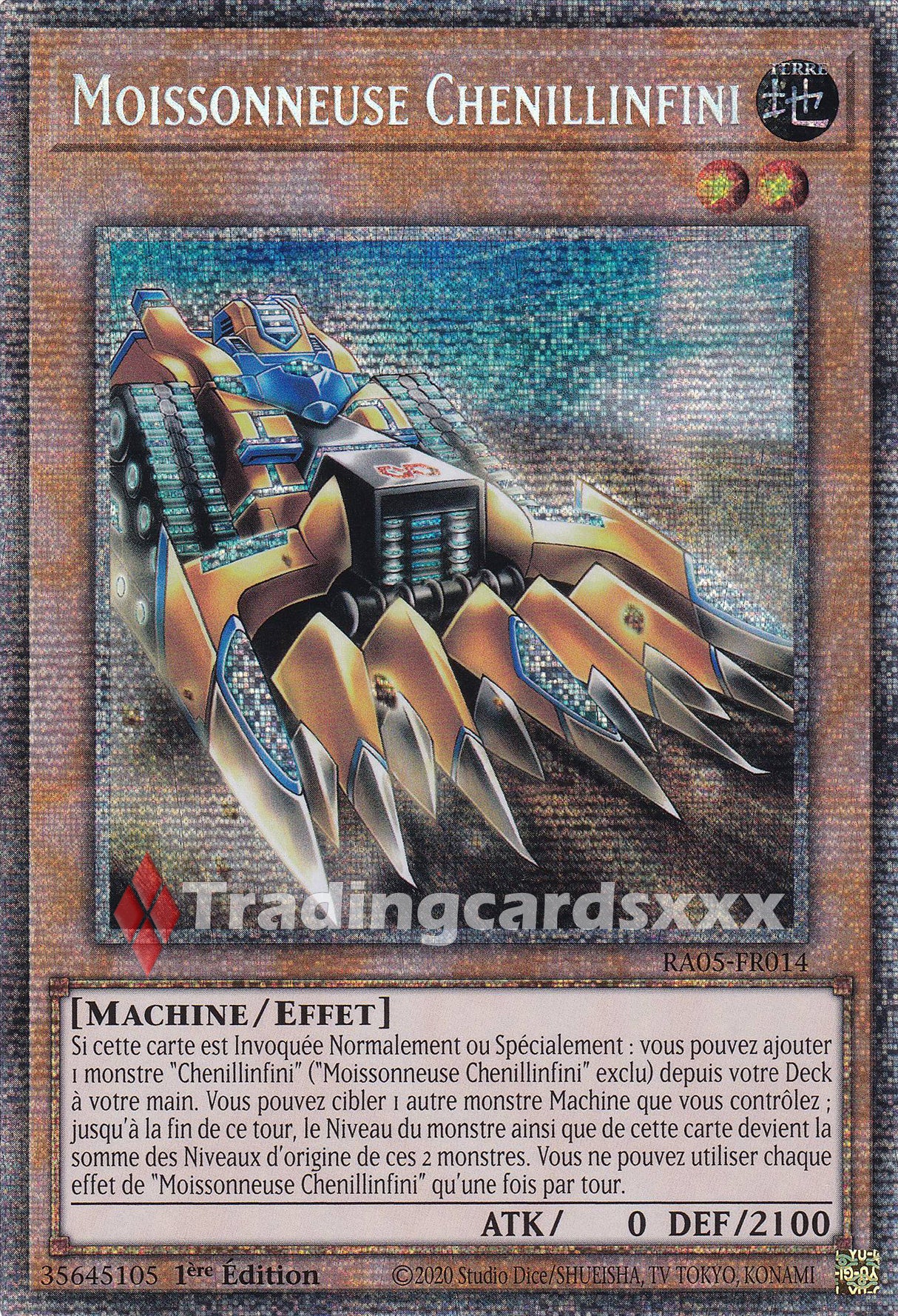 Yu-Gi-Oh! Moissonneuse Chenillinfini : STAR RA05-FR014
