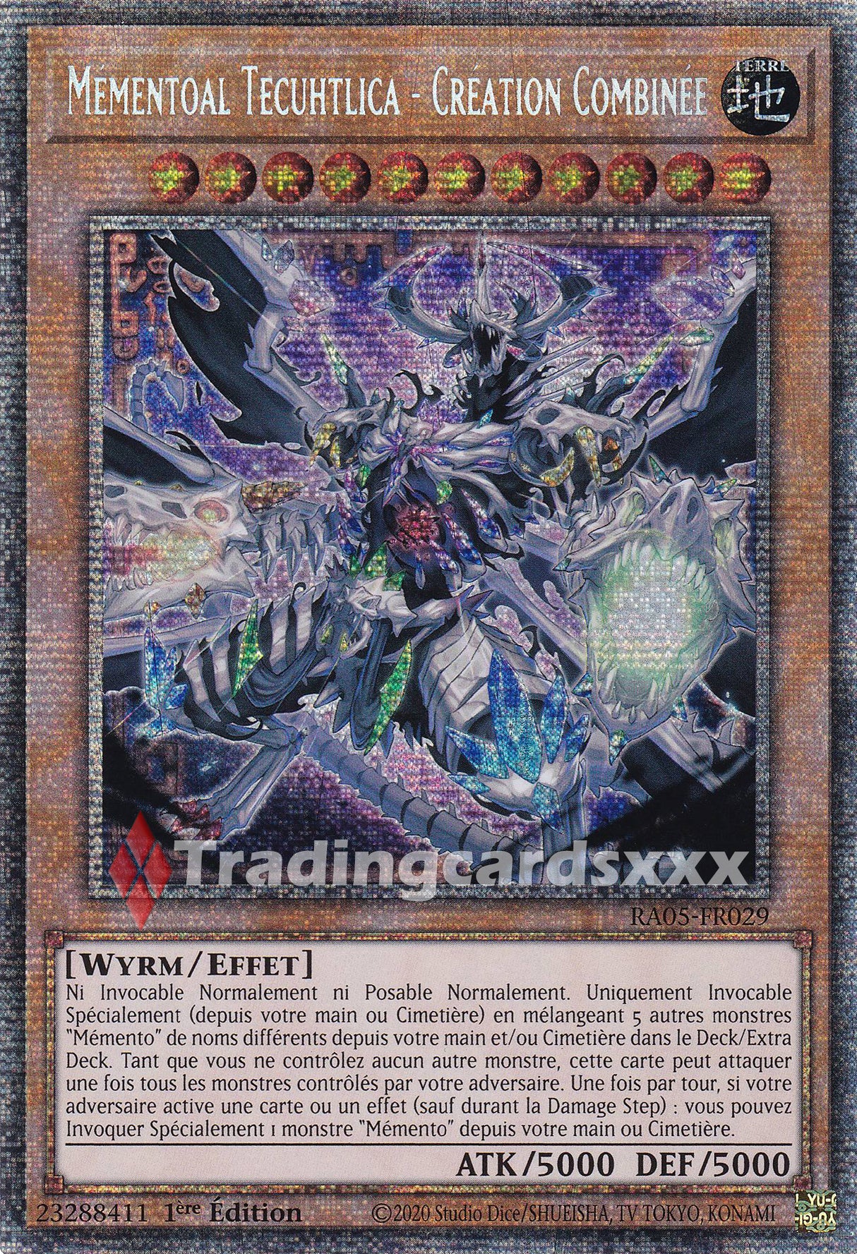 Yu-Gi-Oh! Mémentoal Tecuhtlica - Création Combinée : STAR RA05-FR029